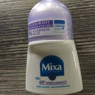 Deodorant für empfindliche Haut 0% Aluminiumsalze Roll-on von Mixa