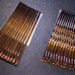 Haarklemmen 5 cm Braun - For Your Beauty