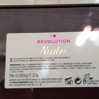 I ❤️ Revolution - Nudes Chocolate Palette von Makeup Revolution