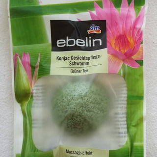 Konjac Gesichtspflege-Schwamm Grüner Tee - ebelin