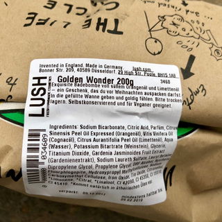 Golden Wonder - Badebombe - LUSH