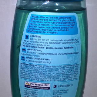 Schönheitsgeheimnisse - Shampoo Cocos Wasser - Balea