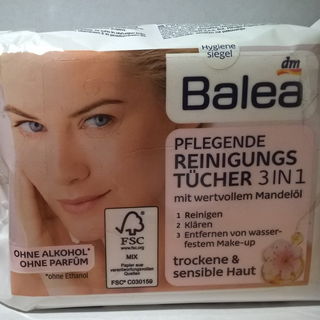 Pflegende Reinigungstücher 3in1 trockene & sensible Haut - Balea