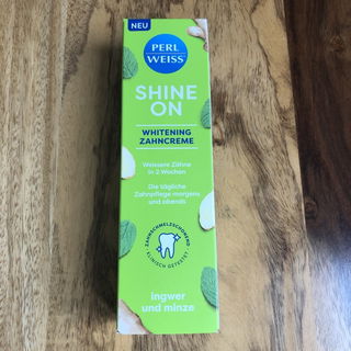Shine On Whitening Zahncreme - Ingwer und Minze von Perlweiss