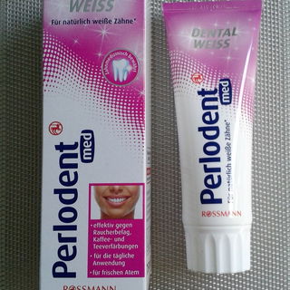 Dental Weiss Zahncreme - Perlodent med