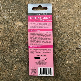 Cosmetic - Applikatoren hochwertiger Schaumstoff & Kunsthaar - For Your Beauty