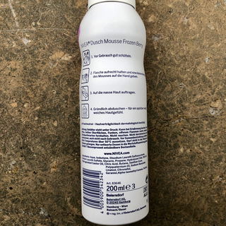 Dusch Mousse - Frozen Berry - Duft von Acai- & Gojibeere - Nivea