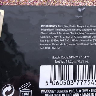 Seduced - Provocative Pressed Pigment Palette von W7 Cosmetics