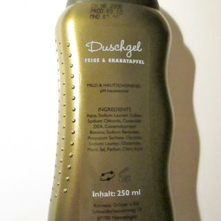 Duschgel Feige & Granatapfel von Grüner Pharma