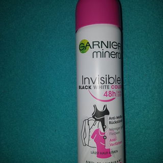 Mineral - Invisible Black White Colors Anti-Transpirant - Spray von Garnier