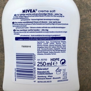 Creme Soft - Flüssigseife - Nivea