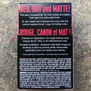 they're Real! RED ON! sexy matte Lip Color - Benefit