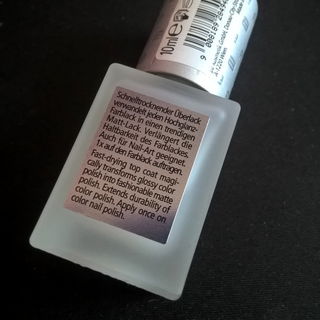 Ultimate Matte Top Coat - p2 Cosmetics