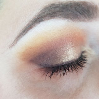 Gelb mit Braun, Gold und Pfirsich