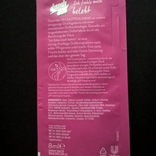 Duschgel - Ich fühle mich belebt Pfingstrose und Litschi - duschdas