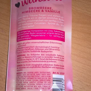 Funkelnde Badeperlen - Eine Handvoll Herzenswünsche - Brombeere, Himbeere & Vanille - t: by tetesept