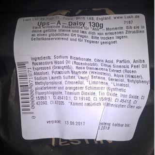 Ups a Daisy - Badebombe - LUSH