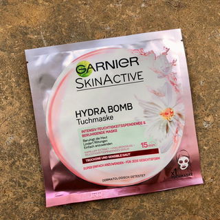 SkinActive - Hydra Bomb - Tuchmaske - Trockene und Sensible Haut - Garnier