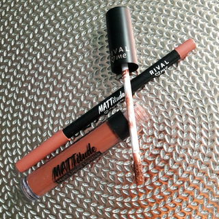 MATTitude Long-Lasting Lip Kit - Rival loves me