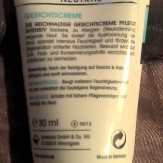 Neutral Gesichtscreme - Lavera