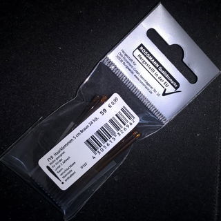 Haarklemmen 5 cm Braun - For Your Beauty