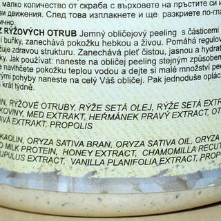 Rice Bran Face Peeling von Hristina