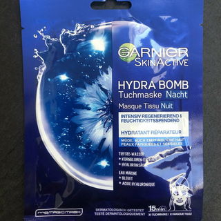 SkinActive - Hydra Bomb - Tuchmaske Nacht - Garnier